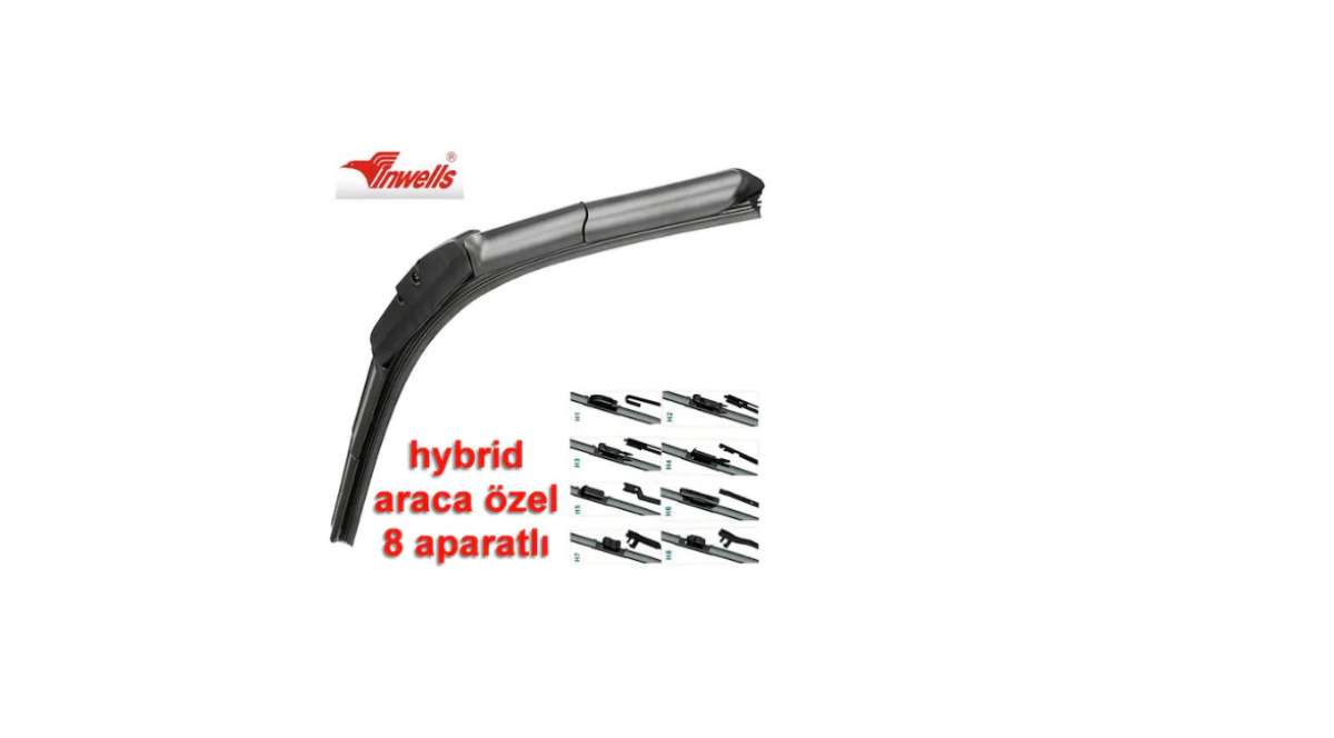 HYBRID 8 APARATLI SiLECEK SÜPÜRGESi 350 MM 14'' 1